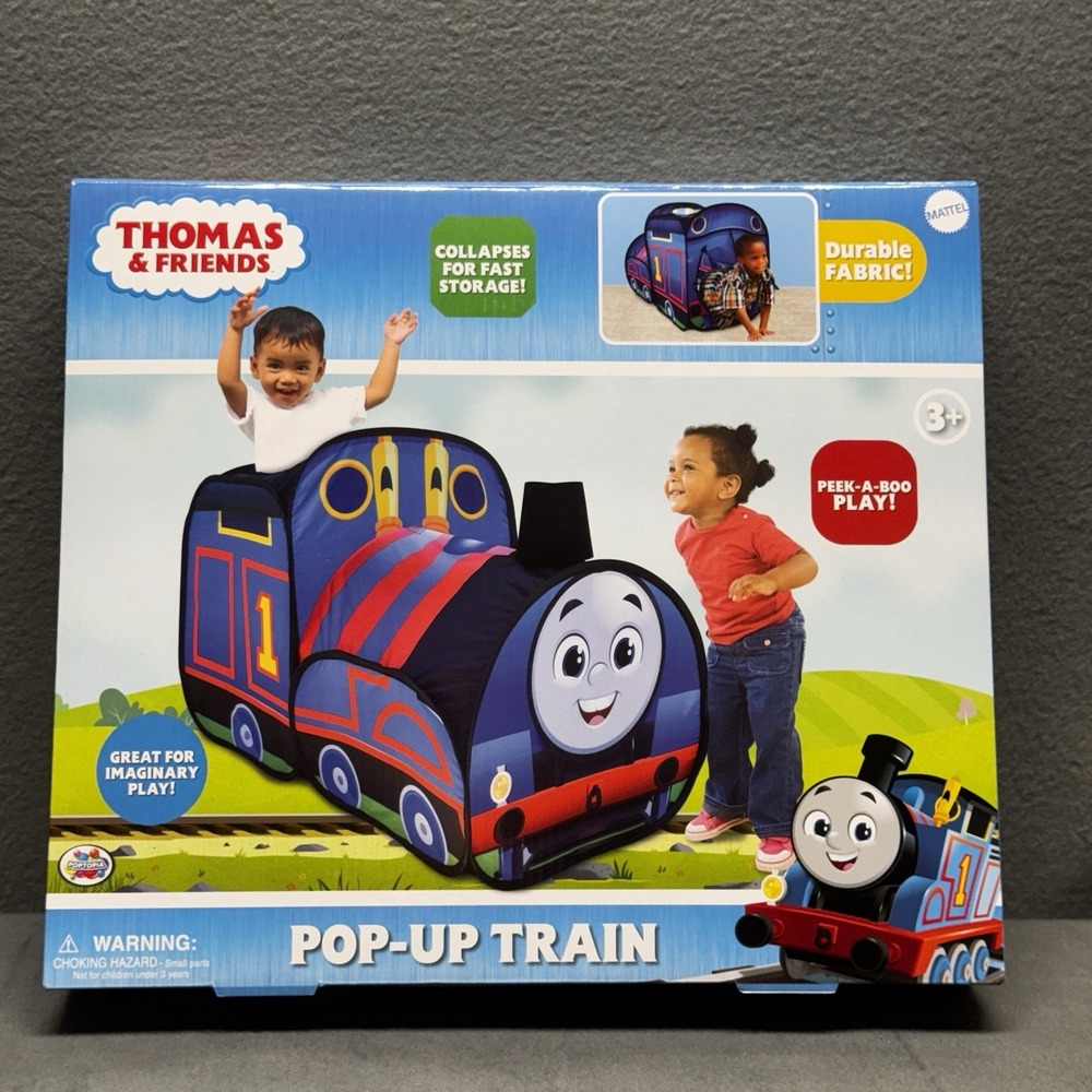 Thomas & Friends Tent Pop up Play Tent for Kids Big Thomas the Train Toy Ages 3+